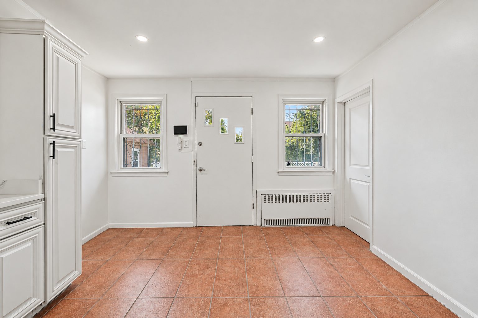 The rear entry and laundry area off the kitchen
